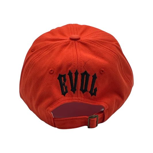 Orange EVOL Dad Hat